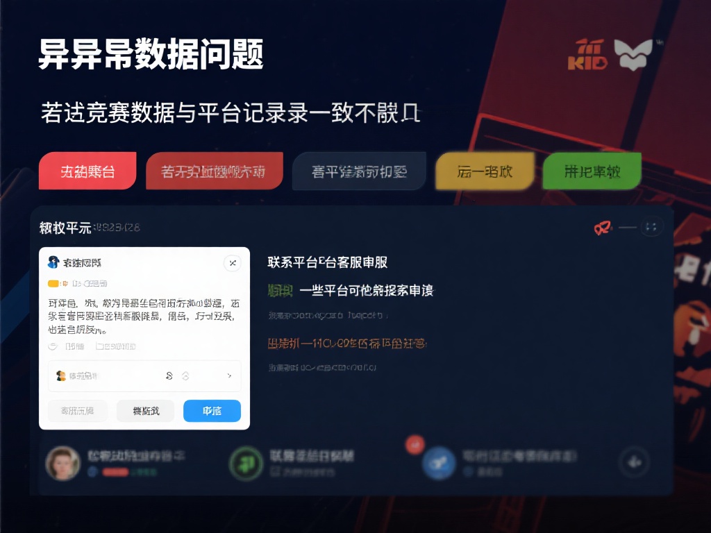异常数据问题
若竞赛数据与平台记录不一致，建议玩
